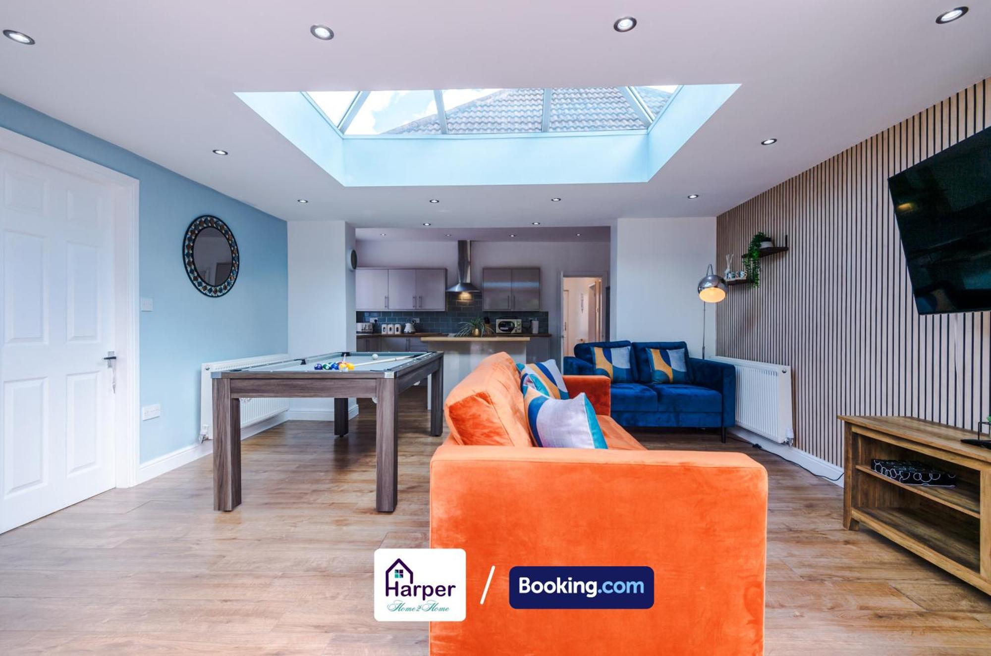 Spacious Detached Bungalow By Harperletting Short Lets & Serviced Accommodation Buckely With Pool Table & Driveway Buckley Exterior foto